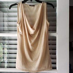 Soprano sparkly gold top